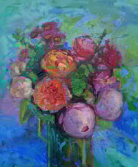 Flowers in a vase / Gėlės vazoje 