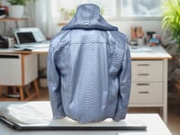Image 4 of Cloud Silver Snakeskin Hoodie Jacket for Men