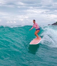 Image 1 of Ocean Rashie - Pale Pink