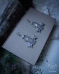 Image 1 of Lyra Earrings (Angel Aura Quartz)