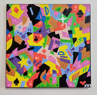 Blackjack.  #9lettercombo original painting by mikey xxi 