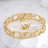 Image 1 of "OK" Bracelet & Ring Set