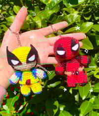 Image 1 of Wade Logan crochet keychain 