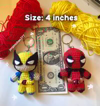 Image 2 of Wade Logan crochet keychain 