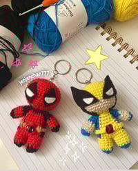 Image 3 of Wade Logan crochet keychain 