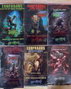 Image of Officially Licensed Esophagus/Disgorge Album Cover/Artwork Banner Flags!!!