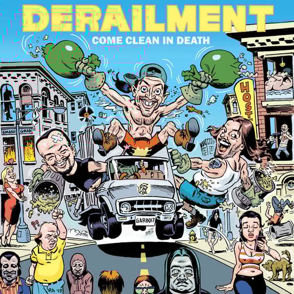 Image of DERAILMENT - Come Clean In Death CD 