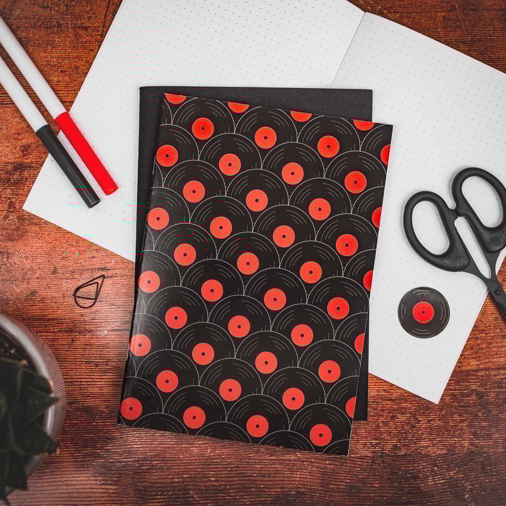 Dotted Paper Record Print Notebook
