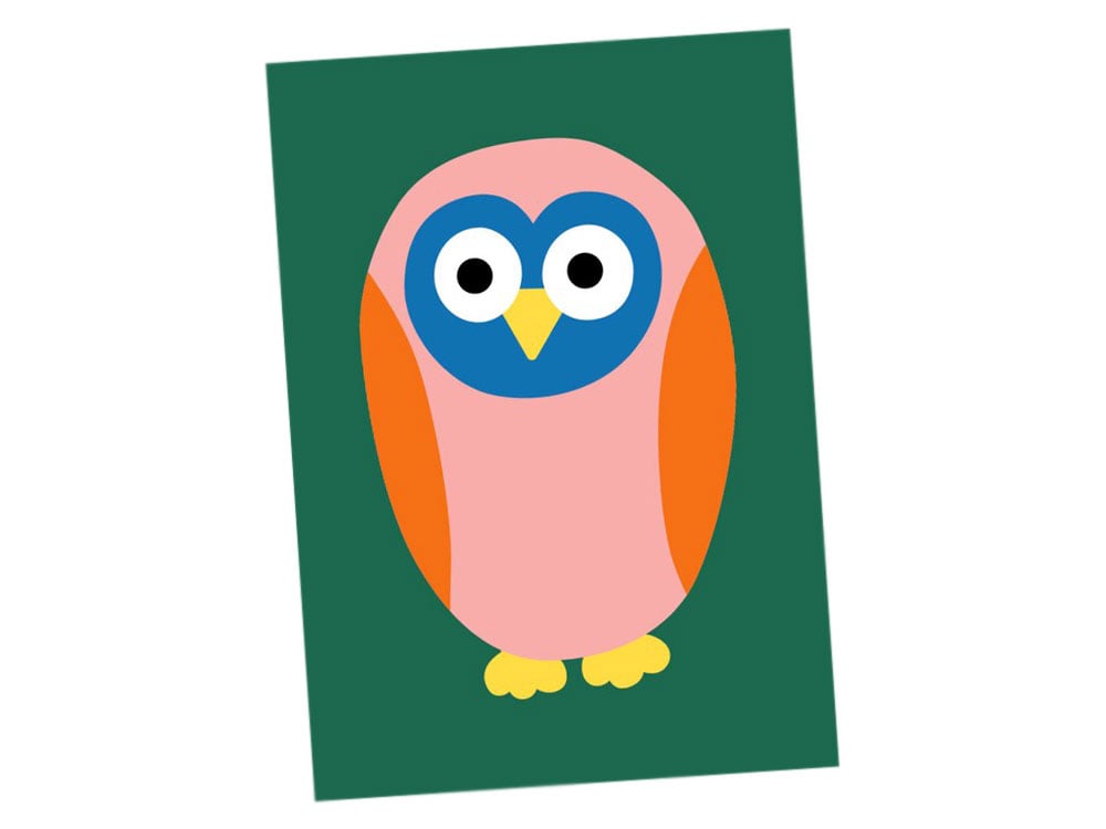 Image of POSTKARTE Eule