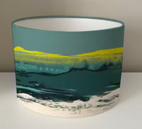 Image 2 of Shoreline Blue with hidden Oyster catchers