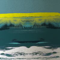 Image 3 of Shoreline Blue with hidden Oyster catchers