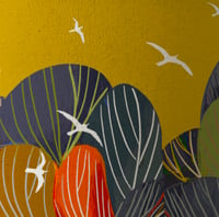 Image 3 of Seagull and Trees Gold