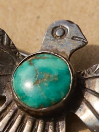 Image 5 of 40s NAVAJO THUNDERBIRD BROOCH PIN