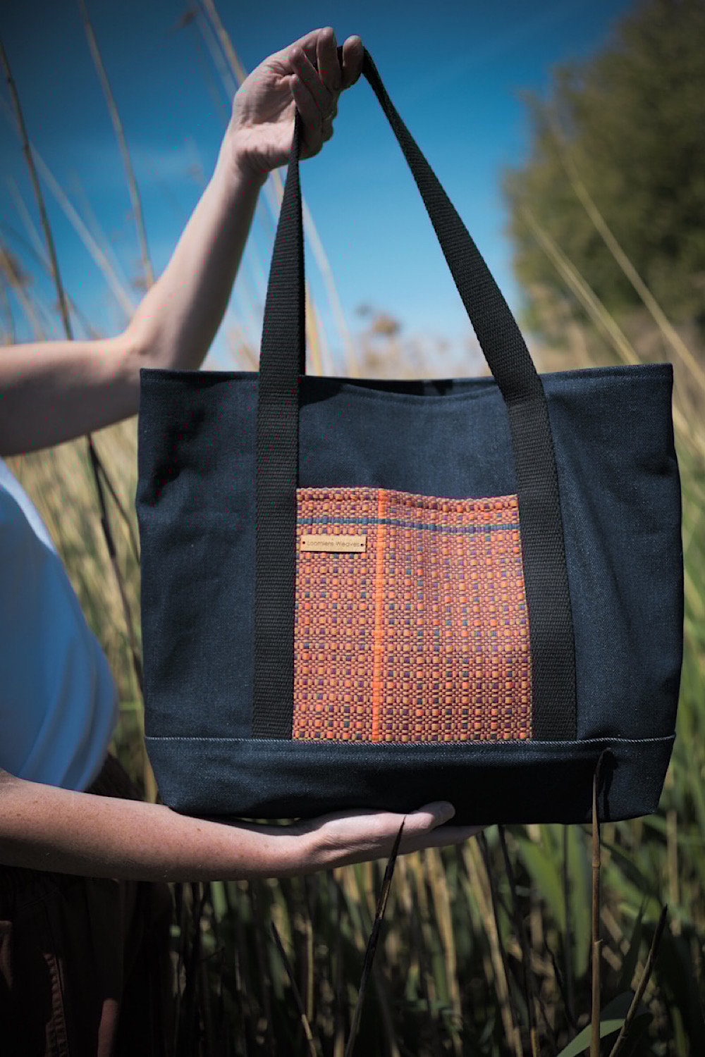 Image of Tarocco and grey Tote bag