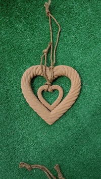 Image 1 of HANGING ROPE HEART