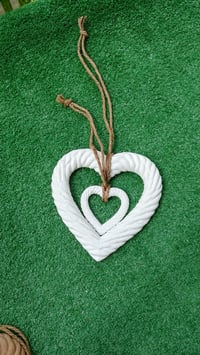 Image 2 of HANGING ROPE HEART