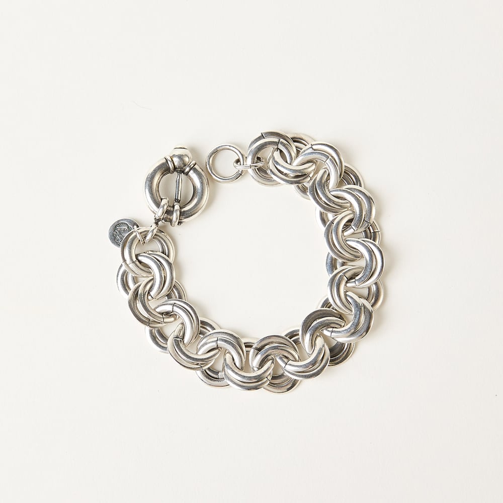 Image of Bracelet CRISTINA en plaqué argent vieilli 925