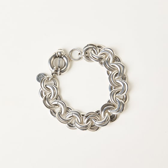 Image of Bracelet CRISTINA en plaqué argent vieilli 925