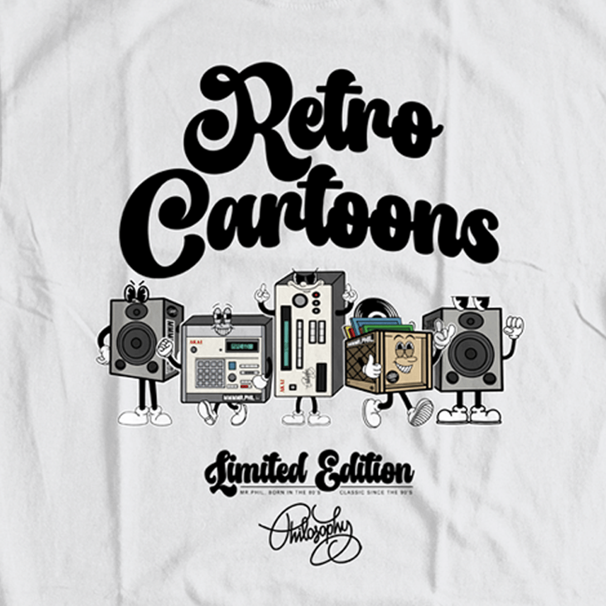 Image of PREORDER // Combo 'Mr.Phil Retro Cartoons' Tee & Tazza