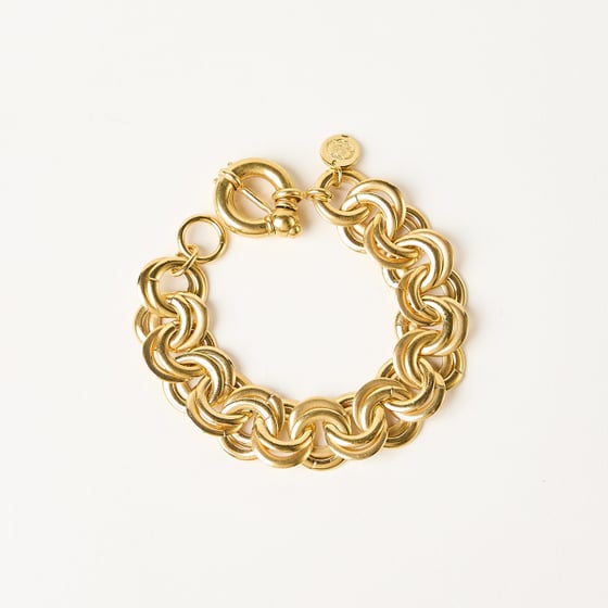 Image of Bracelet CRISTINA en plaqué or
