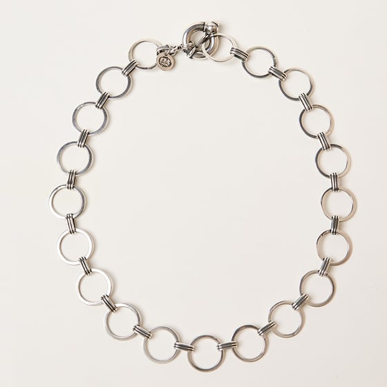 Image of Collier CRISTINA en plaqué argent vieilli 925