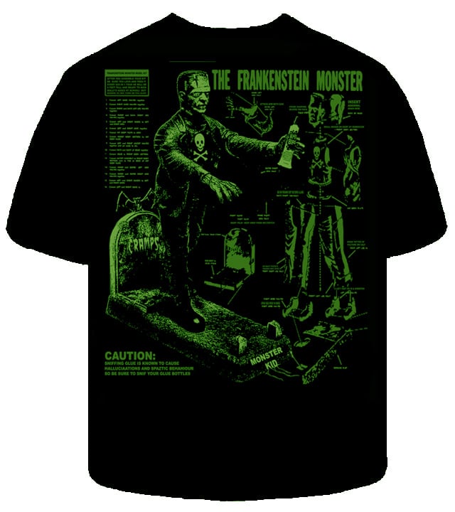 Image of preorder  SNIFFING GLUE "GLOW IN DARK" Mens shirt- ships AUG 15TH