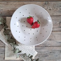 Image 1 of Fabulous French Hand-thrown Berry Bowl