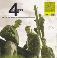 The 4 Skins  '' Riot In The Ghetto: Unreleased Radio & Studio Sessions '' lp