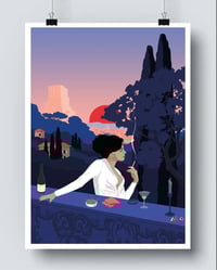 Image 1 of Apéro (Digital drawing 2024)