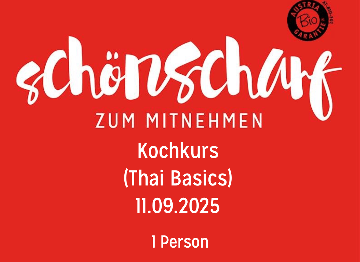 Image of Thai Kochkurs „Thai Basics“ für 1 Person am 11.09.2025 im andante.at