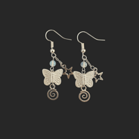 Image 1 of Coraline Dreamy Butterfly Earrings