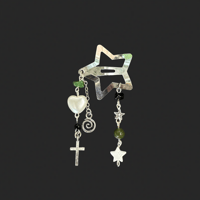 Image 1 of Star Hairclip Cross