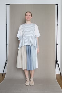 Image 1 of MINI pinafore in stripe