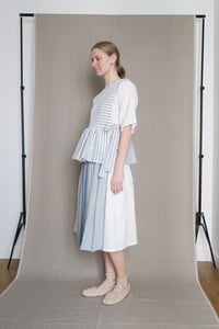 Image 4 of MINI pinafore in stripe