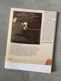 Image 1 of Adrian Piper: Performing Objects I Have Been, 1972–2018