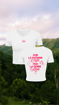 Image 1 of Crop Top "Café con Ron" 