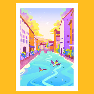 🎨  Print A5 - Annecy
