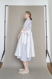 Image 2 of #2 PINAFORE in blue stripe