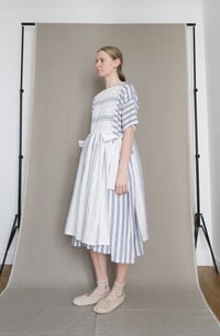 Image 4 of #2 PINAFORE in blue stripe
