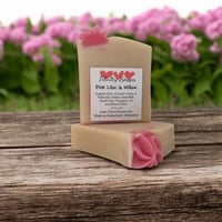 Pink Lilac & Willow, handmade goat milk and tallow soap