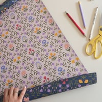 Image 1 of Double Sided Folk Floral Patterned Paper