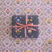Image 4 of Double Sided Folk Floral Patterned Paper