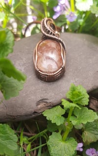 Image 3 of Sunstone in oxydized copper 