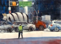 Rush Hour | 14" x 18"