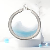 Image 4 of Herringbone Bracelet | Silver Stainless Steel