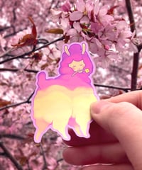 Image 3 of Holographic Cloudpaca sticker