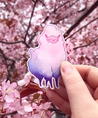 Image 2 of Holographic Cloudpaca sticker