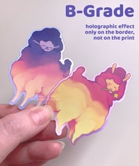 Image 5 of Holographic Cloudpaca sticker
