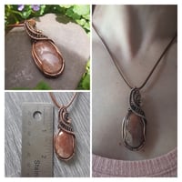 Image 5 of Sunstone in oxydized copper 
