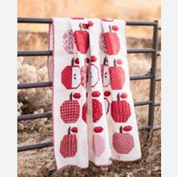 Image 3 of APPLE SEASON Quilt Pattern 64" x 76" byJennifer Long